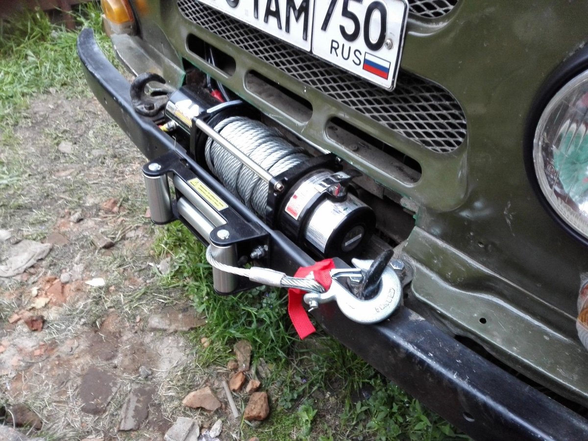 Лебёдка на УАЗ 469