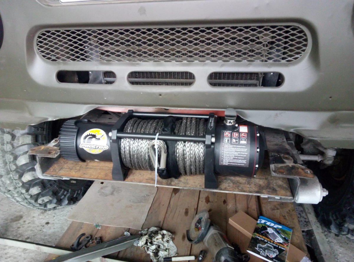 Лебёдка на УАЗ 469