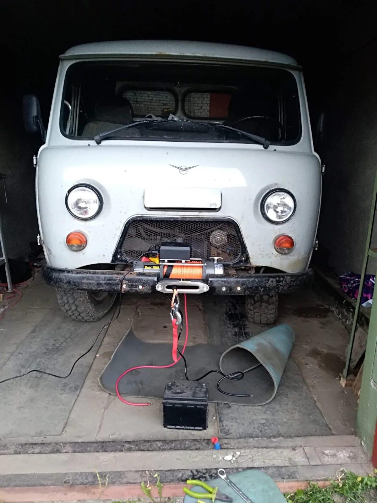 Лебёдка на УАЗ 3303