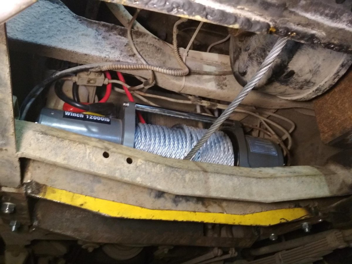 Лебёдка на УАЗ 3962