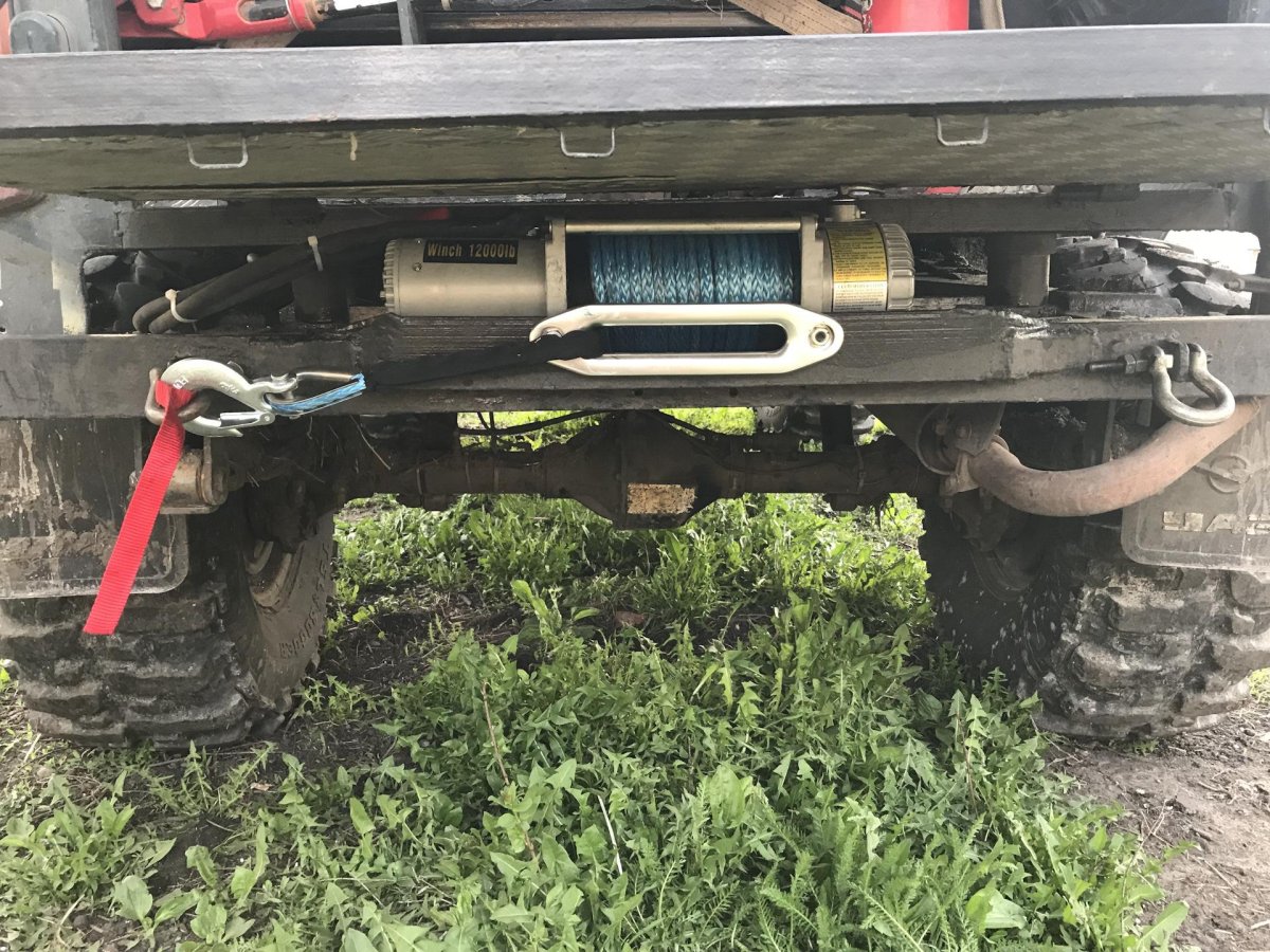 Лебедка сзади УАЗ 469