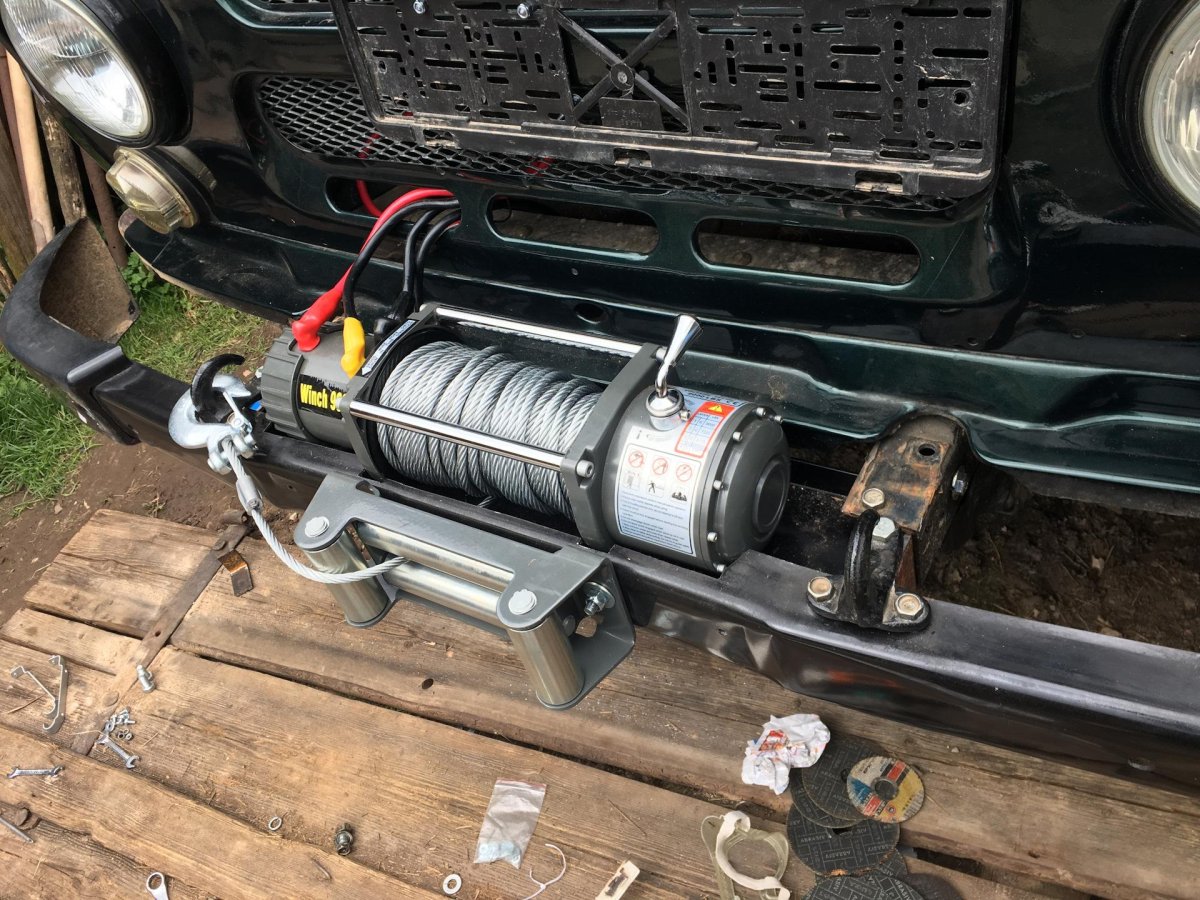 Лебёдка на УАЗ 469