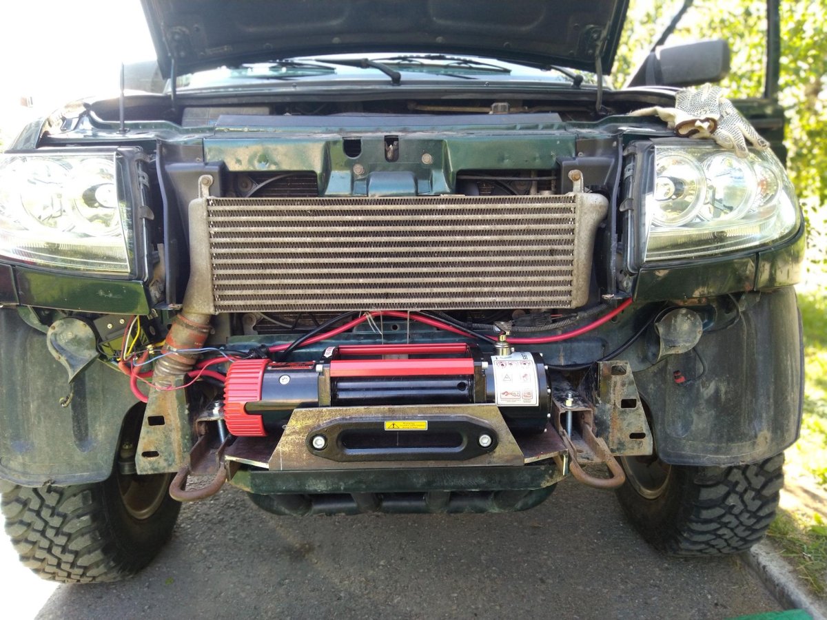 Площадка лебедки УАЗ Патриот