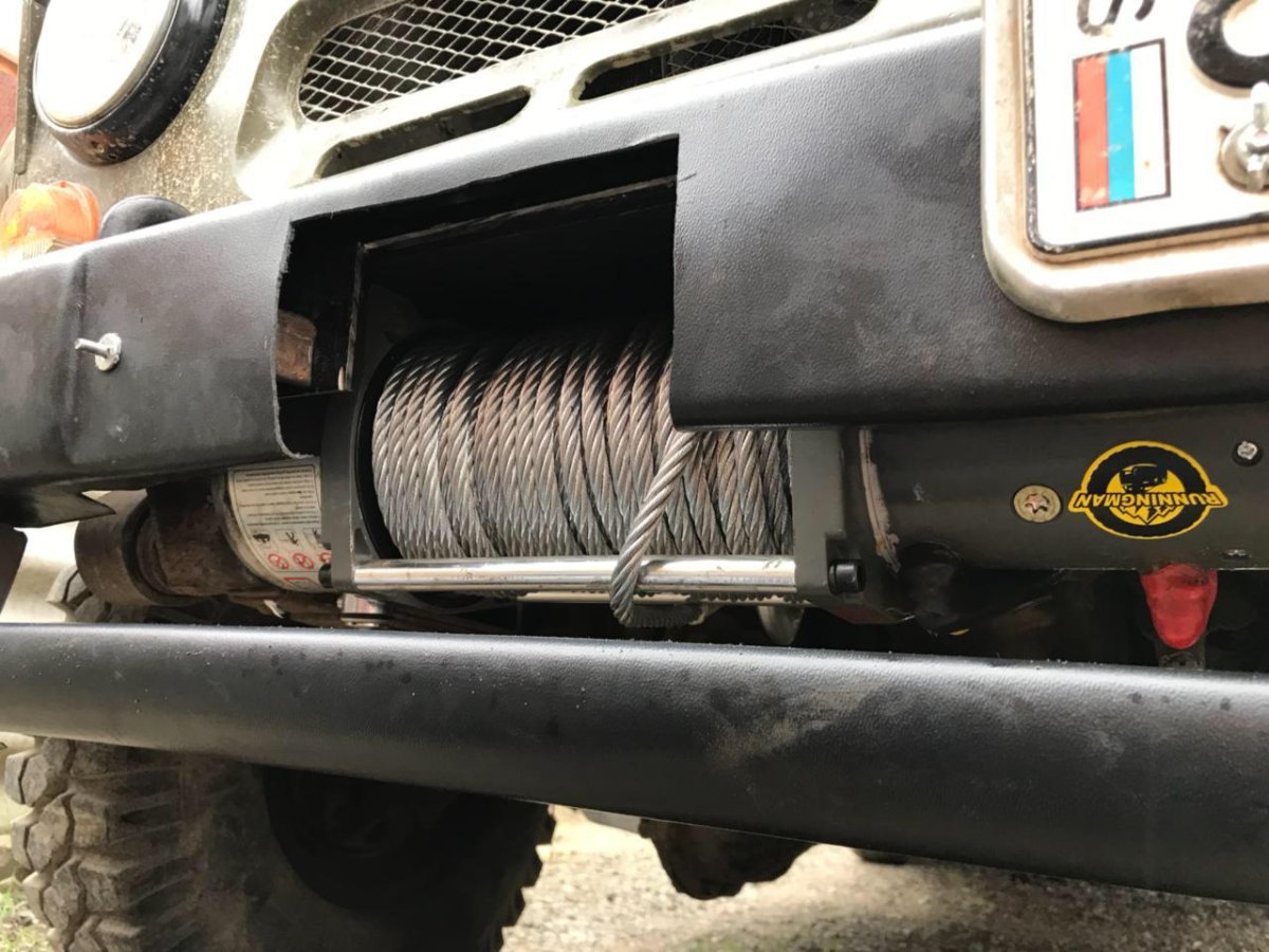 Задняя лебедка на УАЗ 469