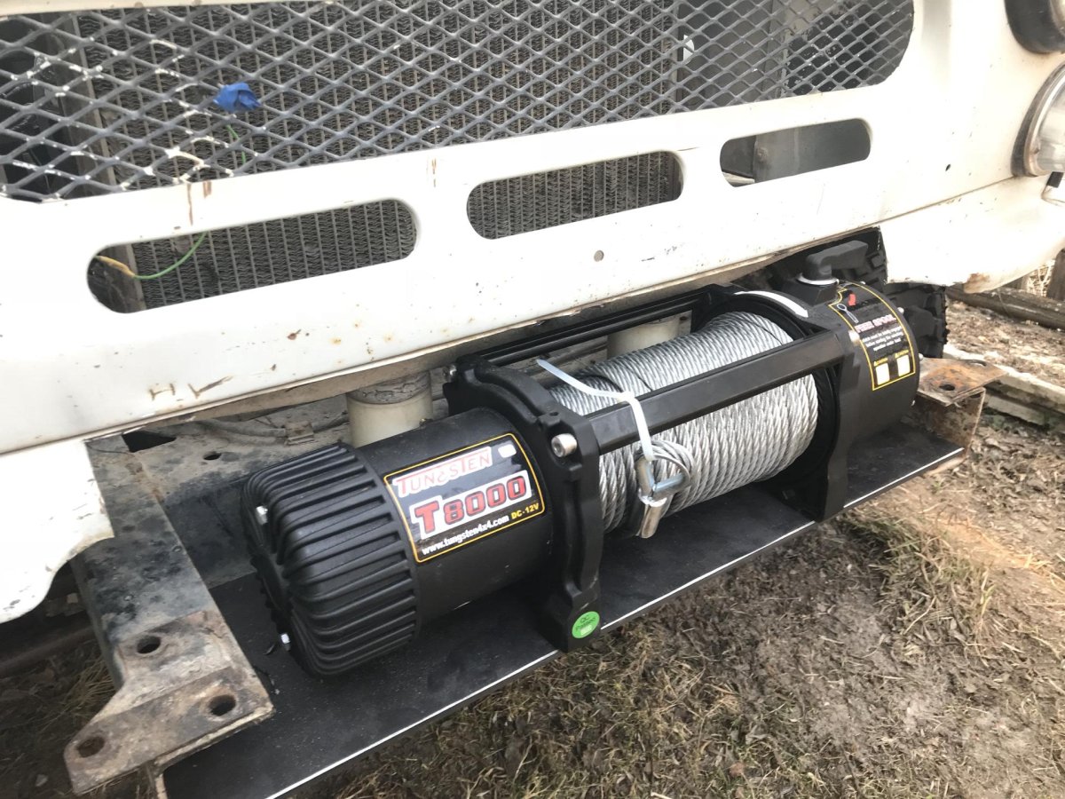 Площадка под лебедку на УАЗ 469