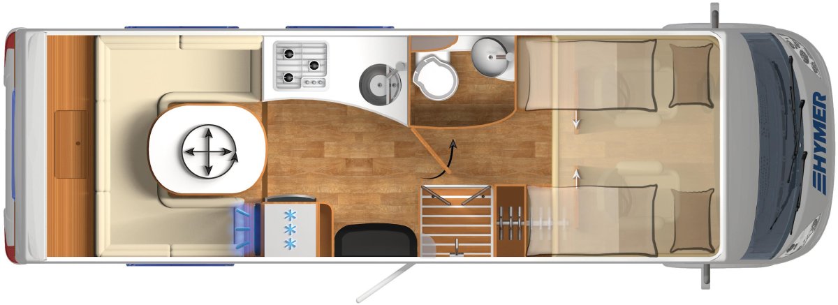 Hymer автодом c 542 CL