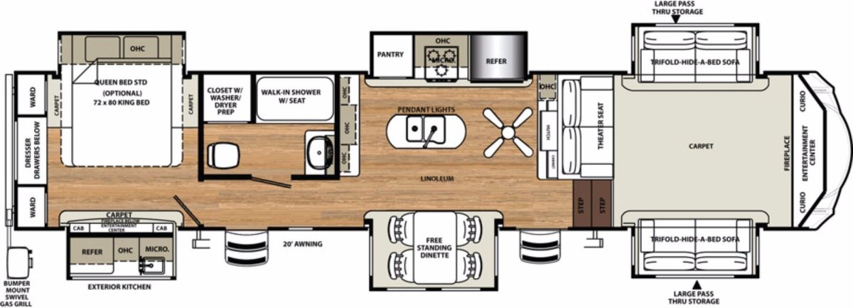 Автодом кемпер планировка