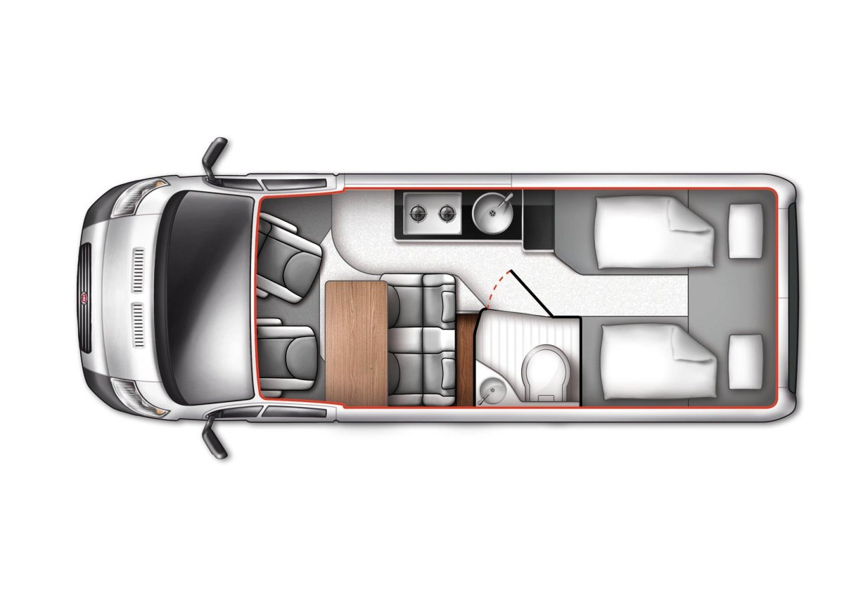 Автодом планировка Mercedes Sprinter