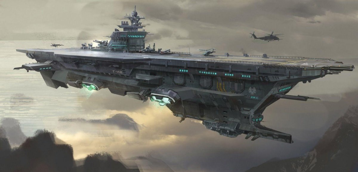 Летающий авианосец будущего Геликарриер