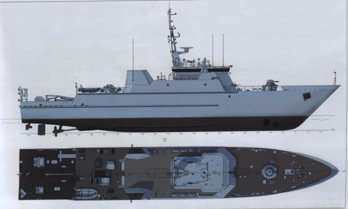 Базовый тральщик проекта 12700