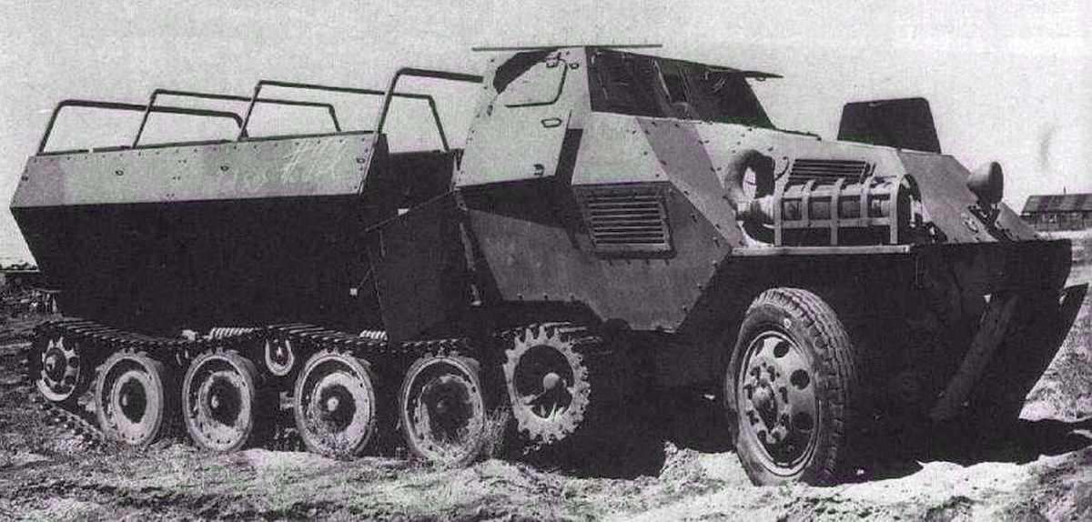 Японский полугусеничный БТР Хо-ха