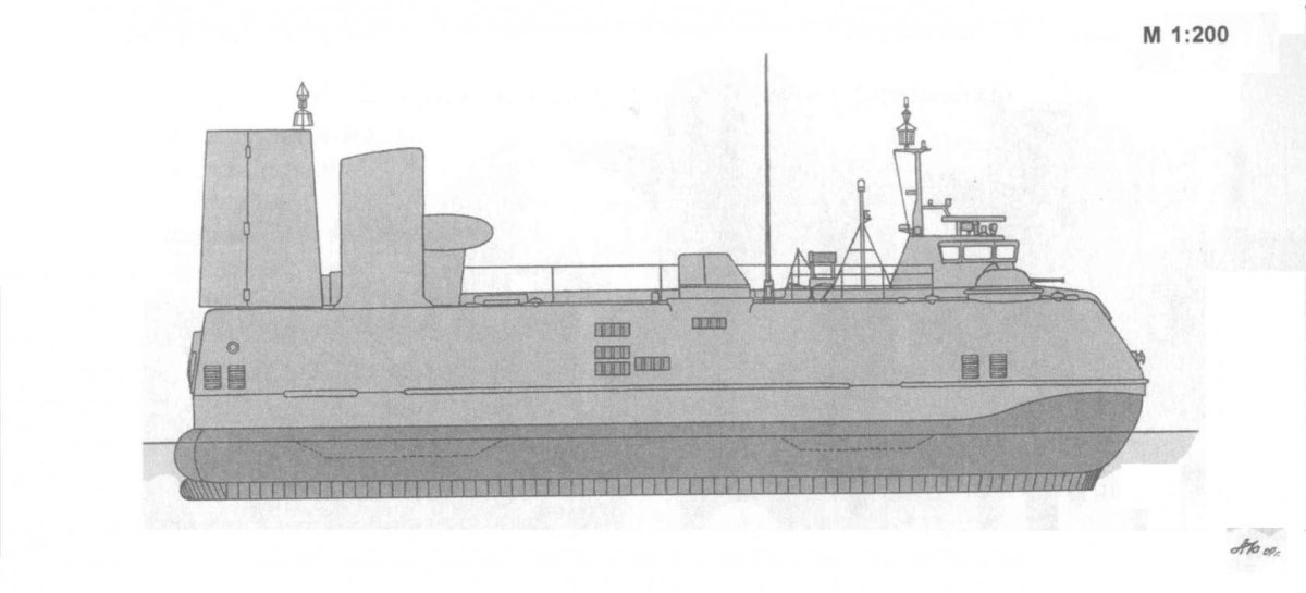 Десантные катера на воздушной подушке проекта 1206
