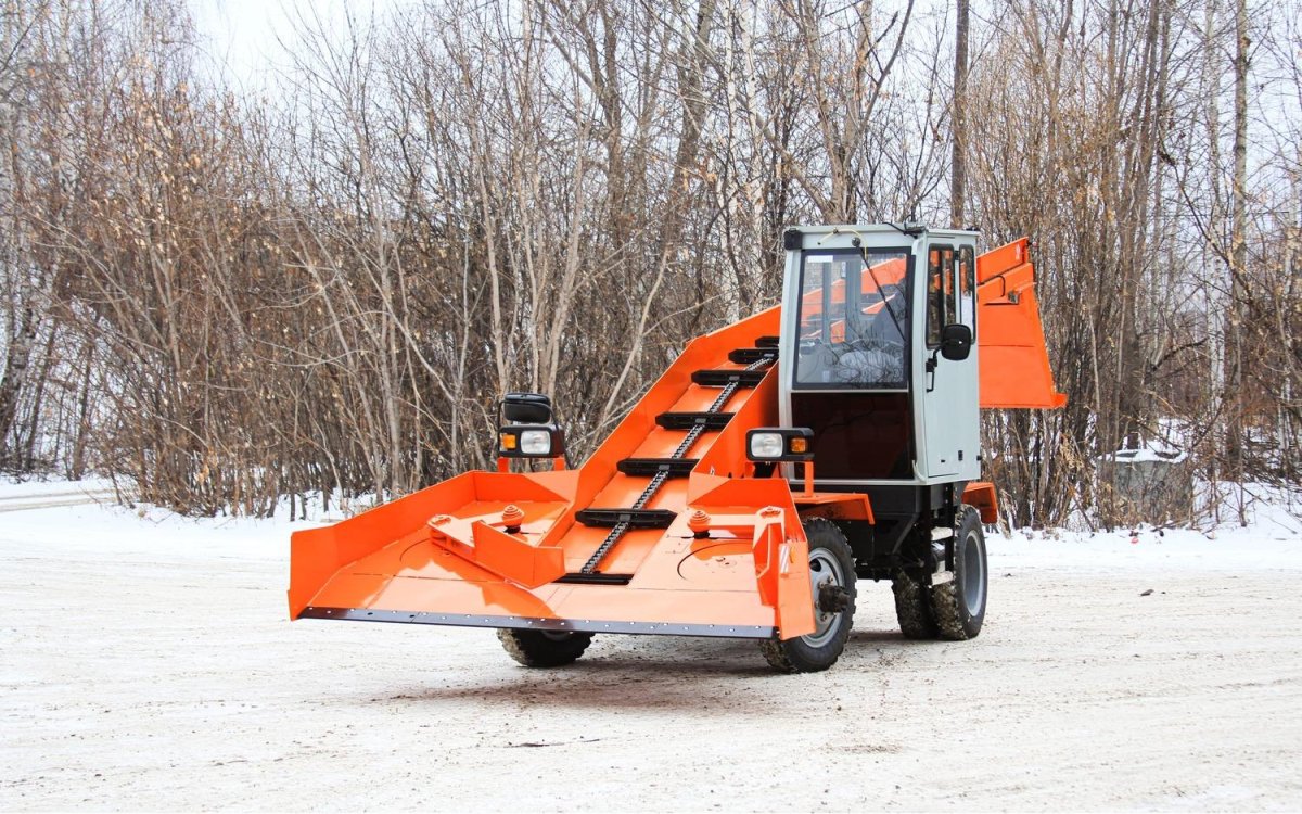 Лаповый снегопогрузчик ко-206м