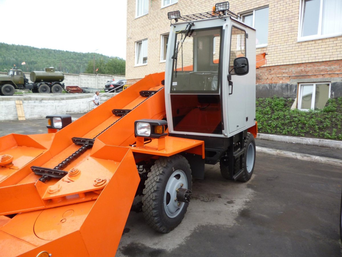 Лаповый снегопогрузчик