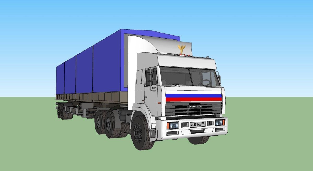 КАМАЗ 54115 фура