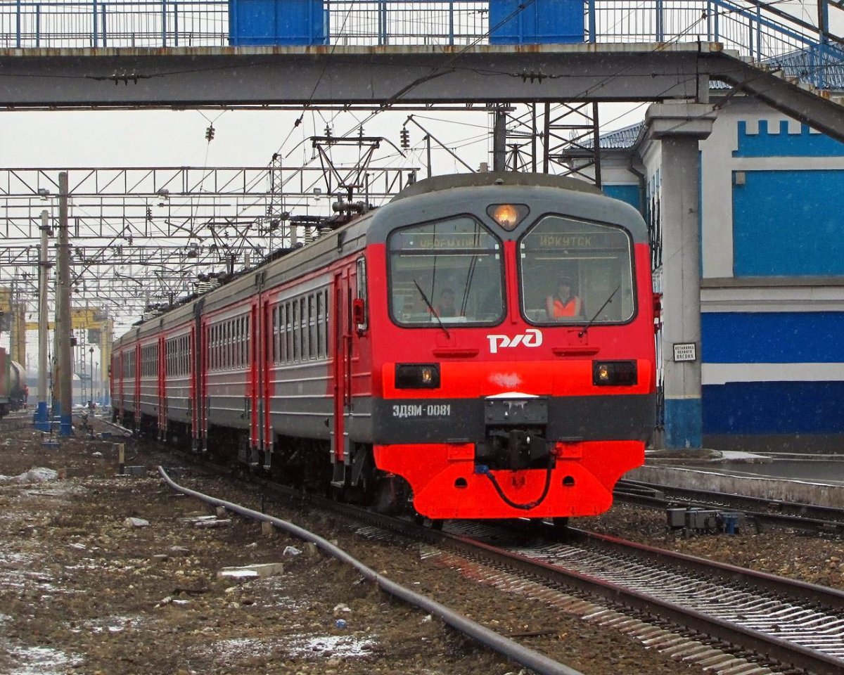 Электропоезд эд9м Иркутск