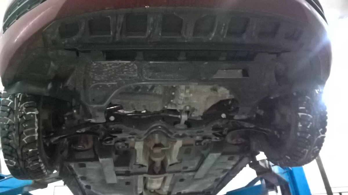 Дно Шкода Рапид