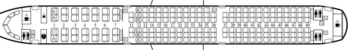 Airbus a321 Air Astana схема салона