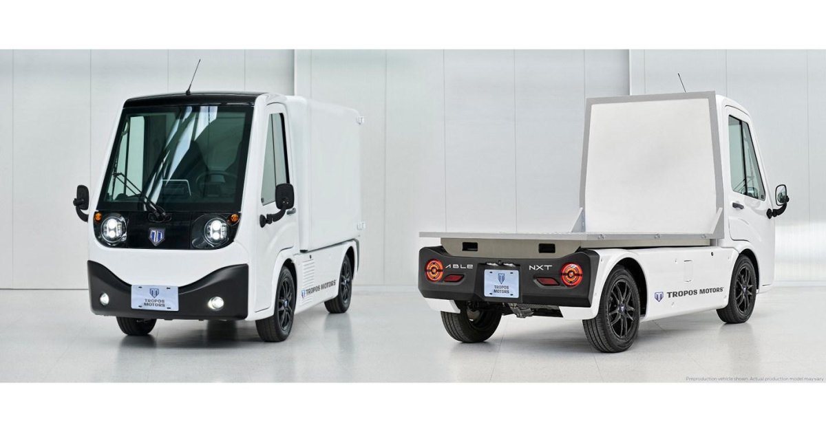 Электрогрузовик трёхколёсный