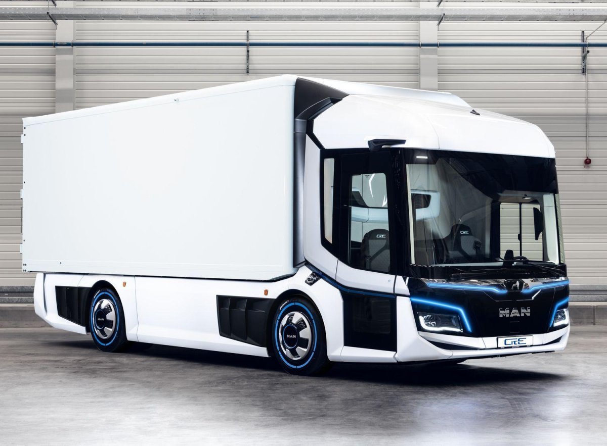 Электрогрузовик man