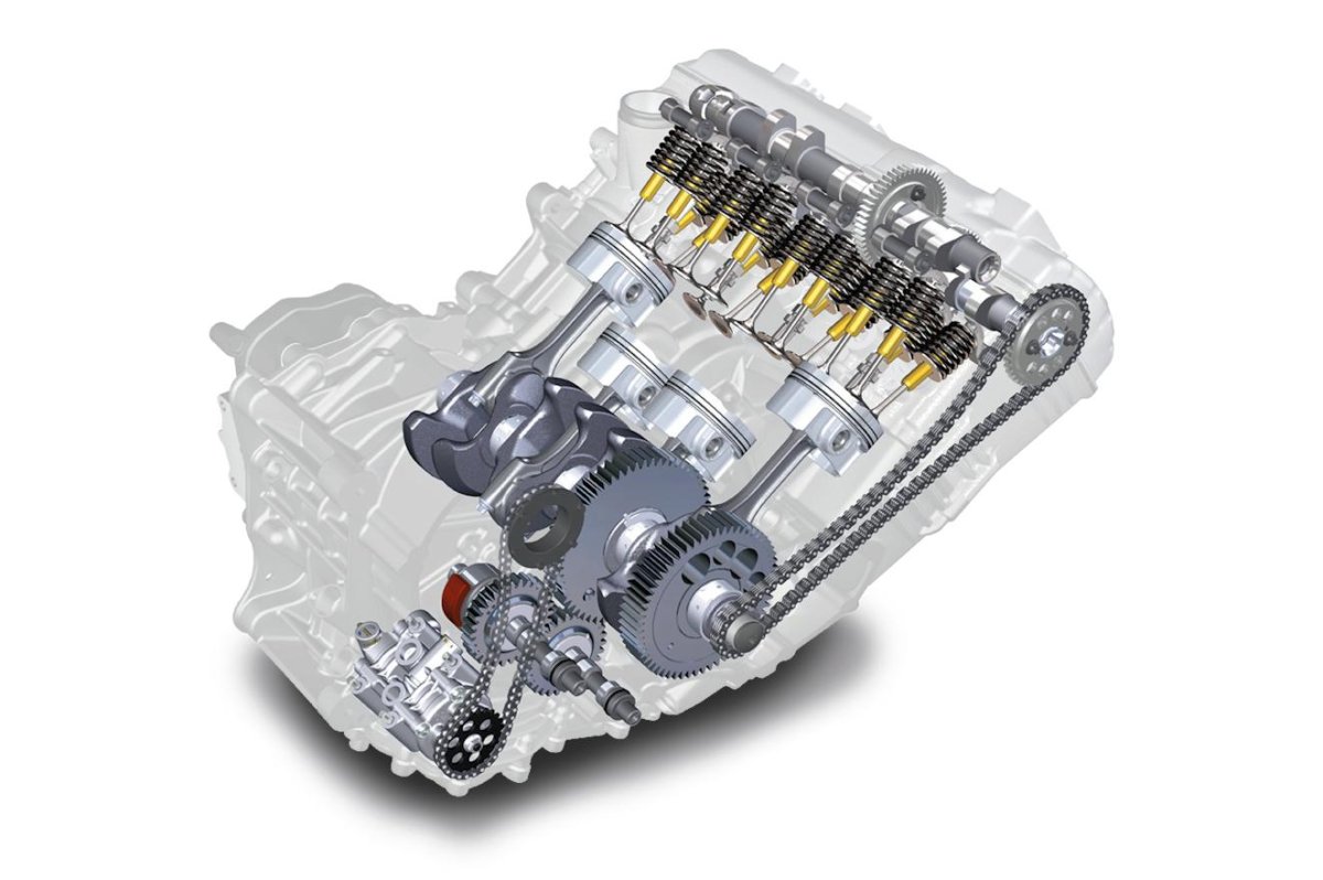 BMW k1200s двигатель