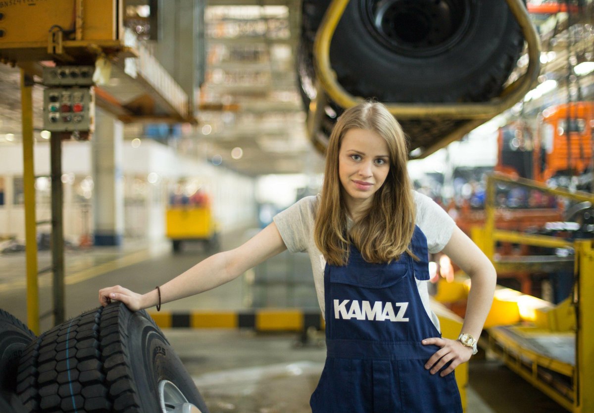 Татьяна камазистка КАМАЗ