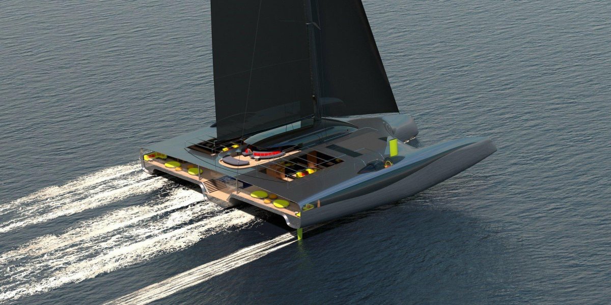 40 Метровый катамаран