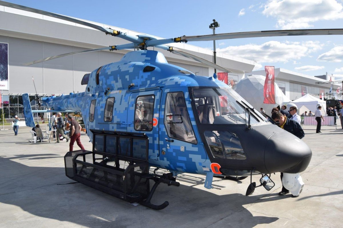 Минога вертолет