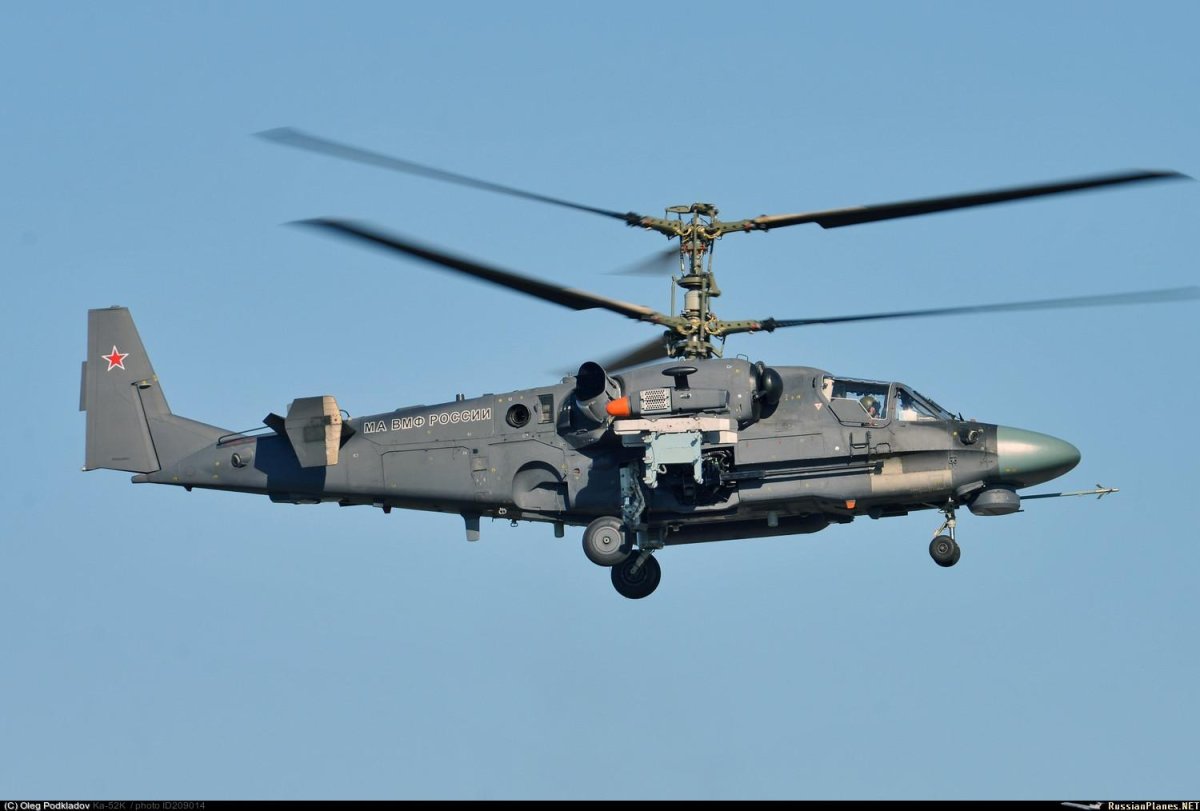 Вертолет ка-52 "Аллигатор"