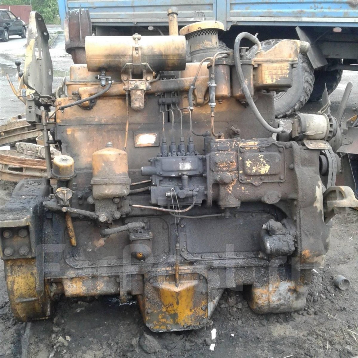 Двигатель бульдозера т-170