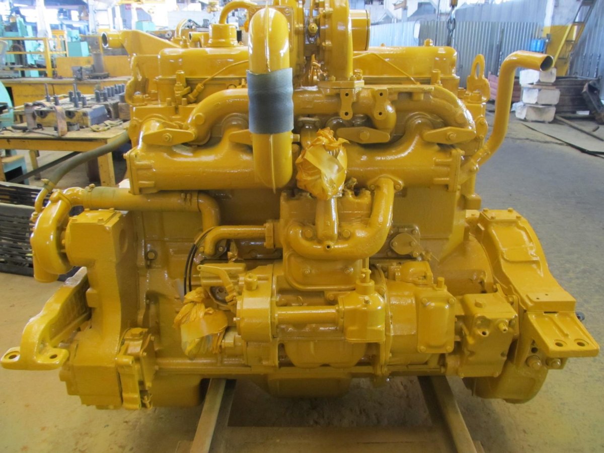 Двигатель бульдозер т130