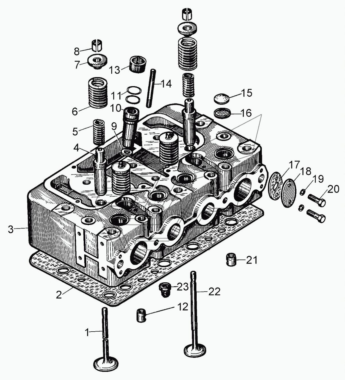 Головка блока цилиндров т170