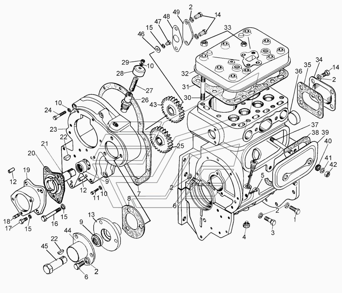 Пусковой двигатель т-170 схема