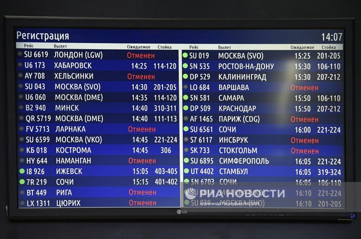 Аэропорт Пулково табло рейсов