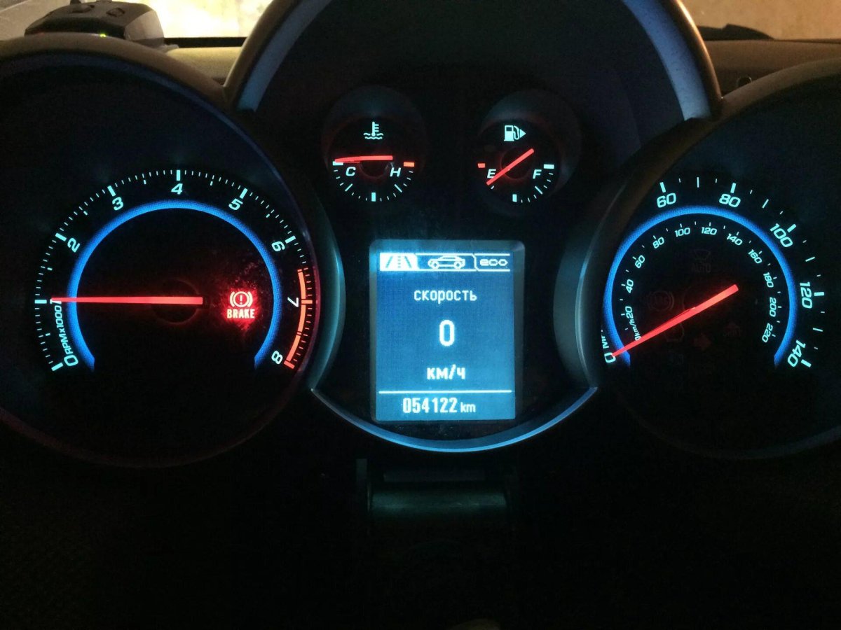 Приборка Шевроле Круз LTZ