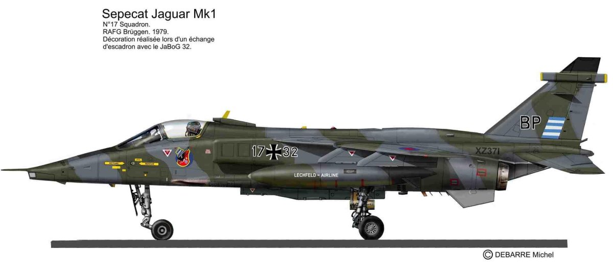 Истребитель бомбардировщик Ягуар