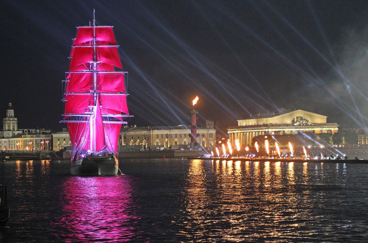 Фестиваль Алые паруса в Санкт-Петербурге