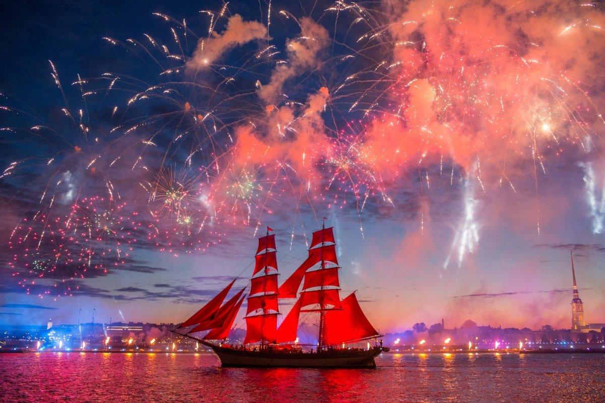 Фестиваль Алые паруса в Санкт-Петербурге 2022