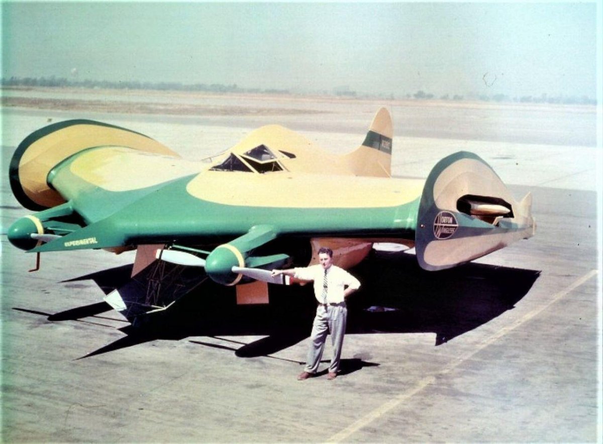 Wingless самолет