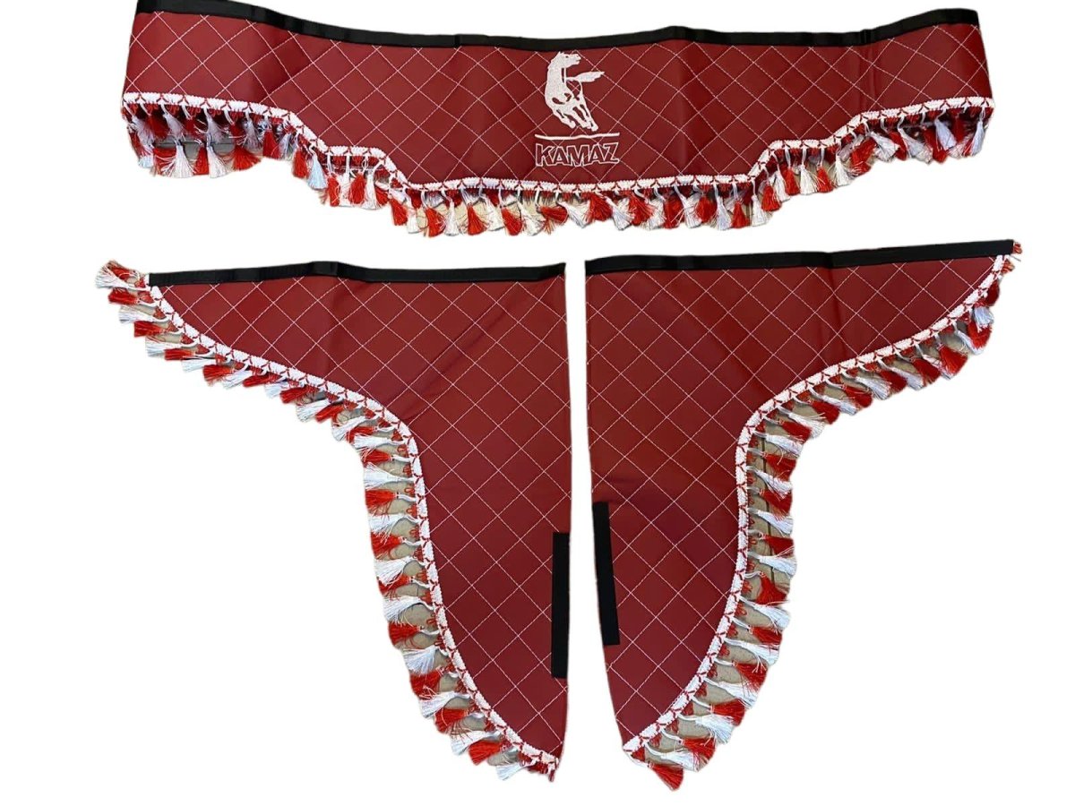 Ламбрекены на КАМАЗ 65115 экокожа