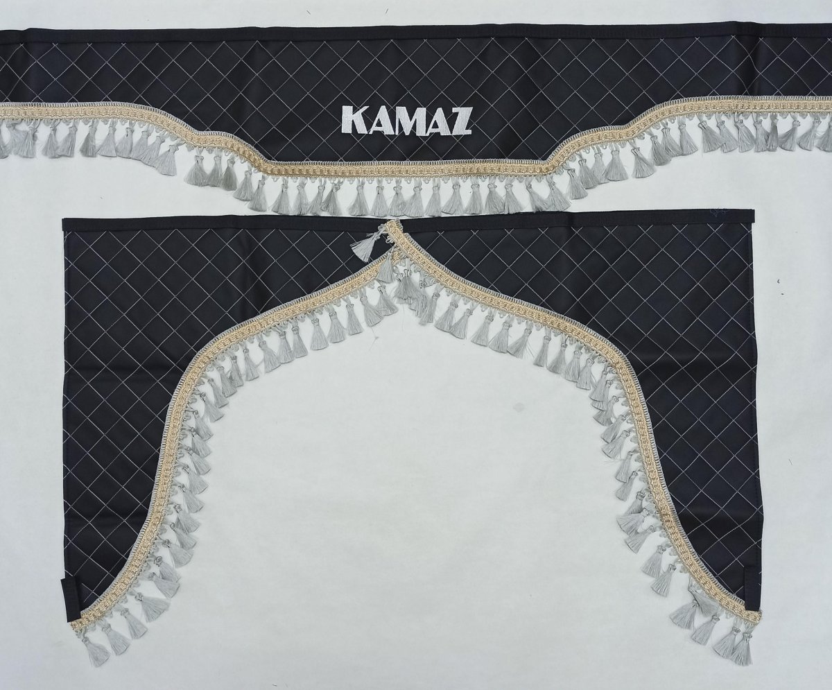 Ламбрекены на КАМАЗ 5490 экокожа