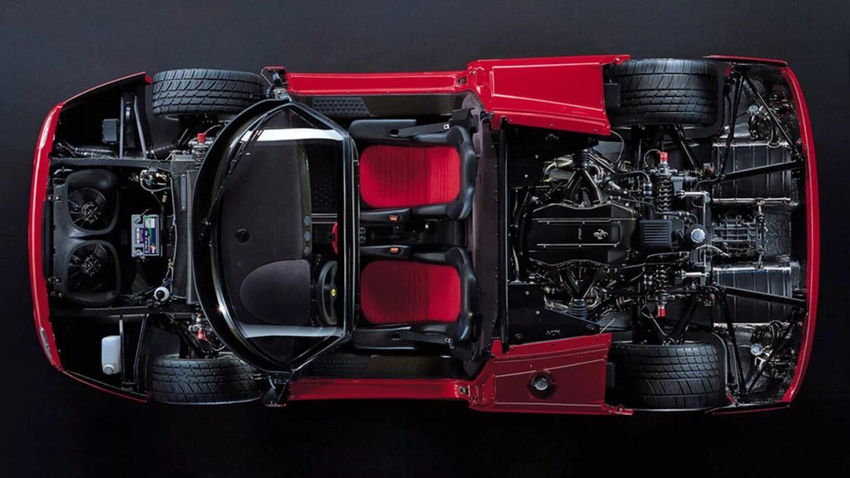 Ferrari f40 мотор