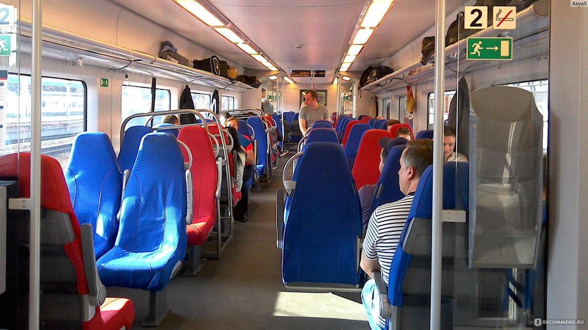 Поезд Ласточка вагон 2п