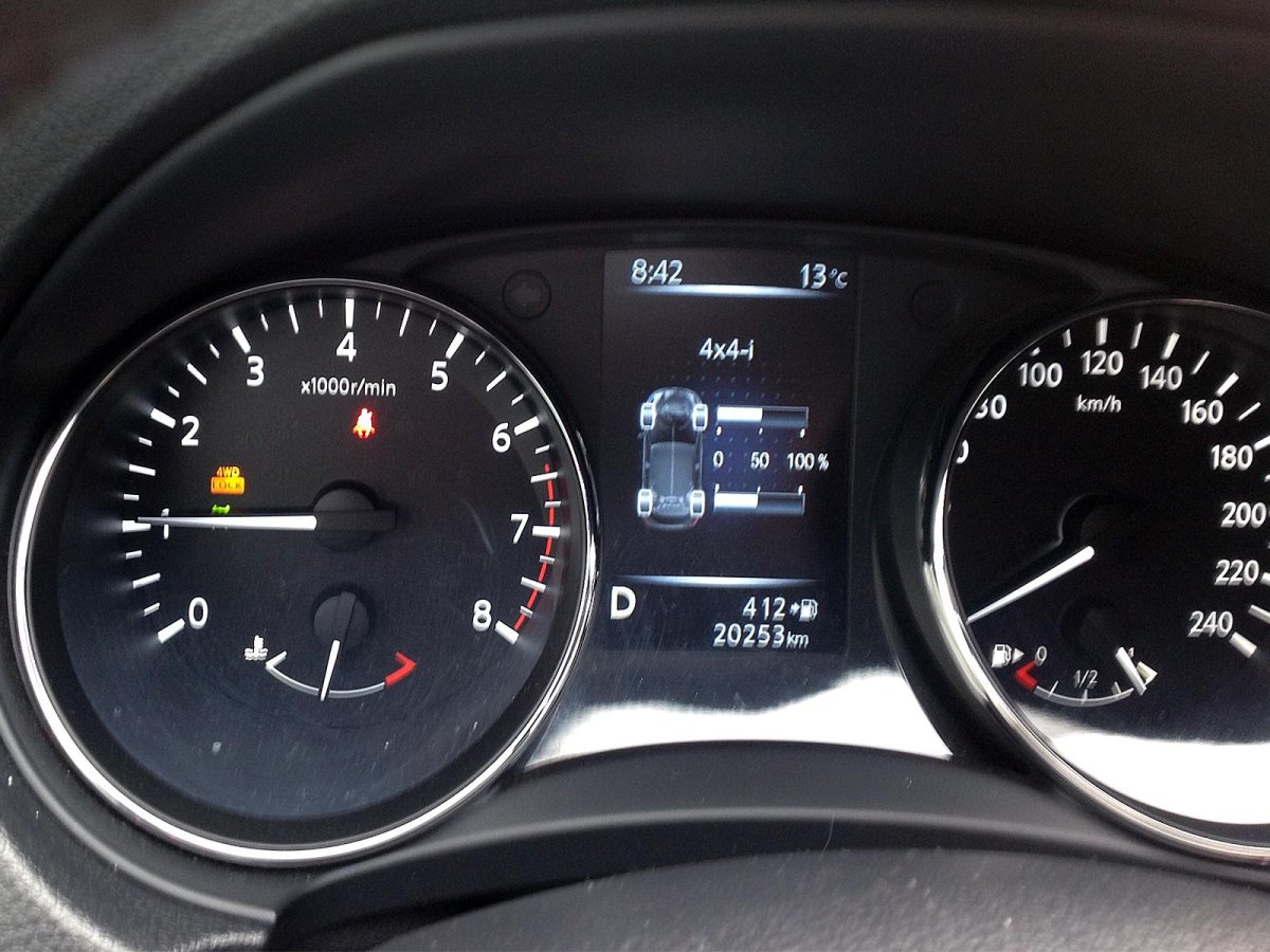 Nissan Qashqai 2019 приборная панель