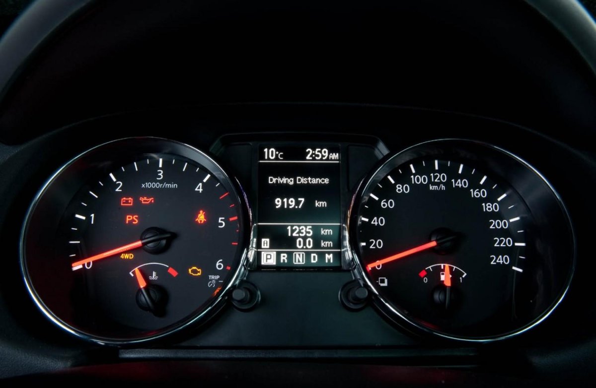 Ниссан Кашкай панель приборов