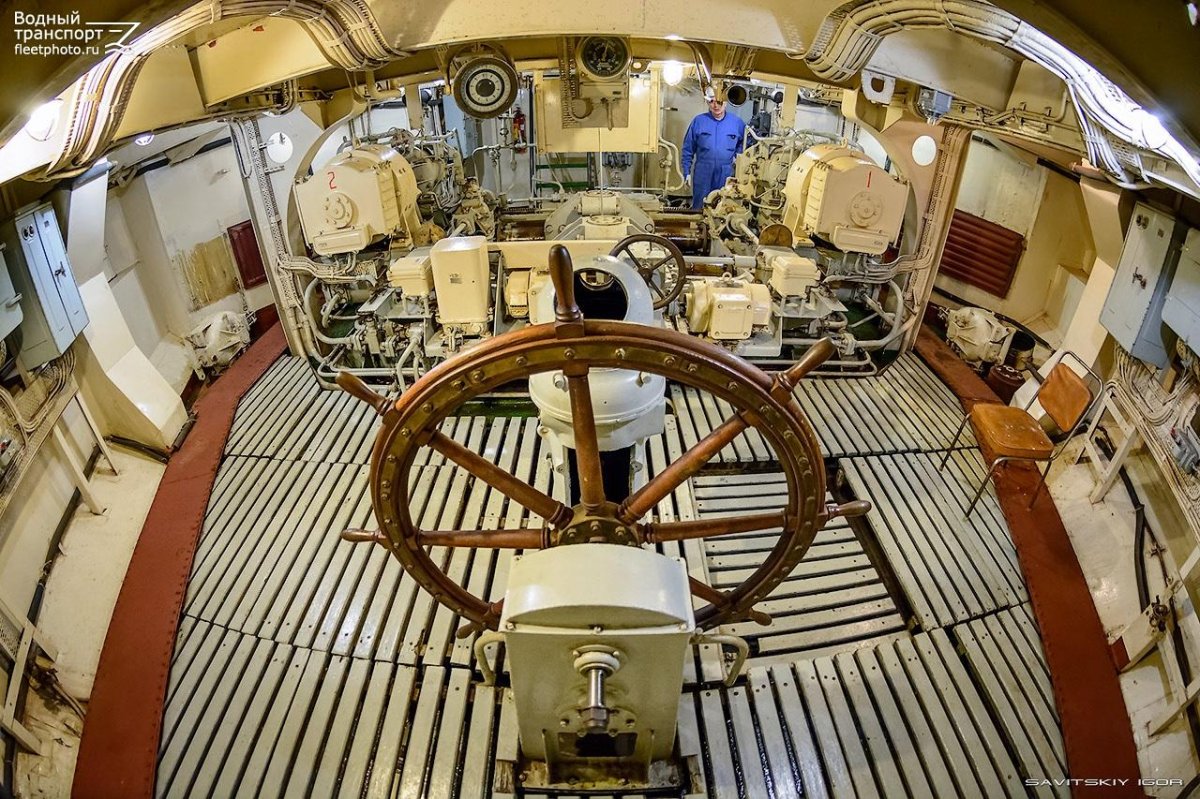 Ледокол Красин машинное отделение