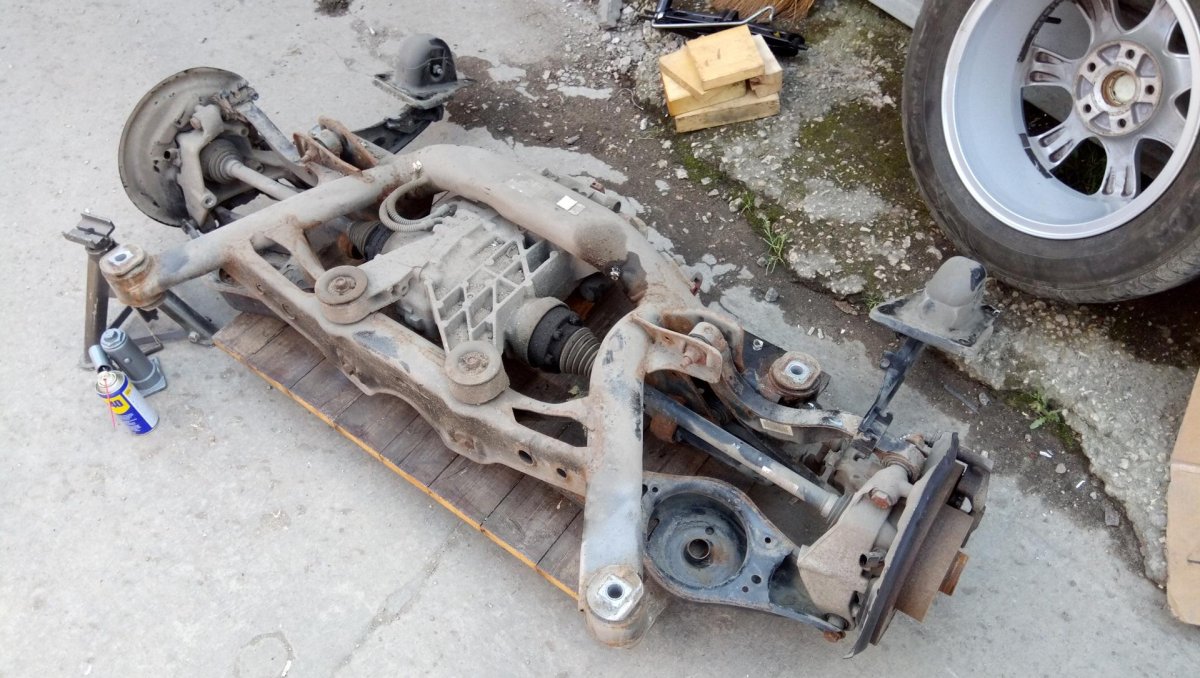 Подвеска Шкода а5 задняя Скаут