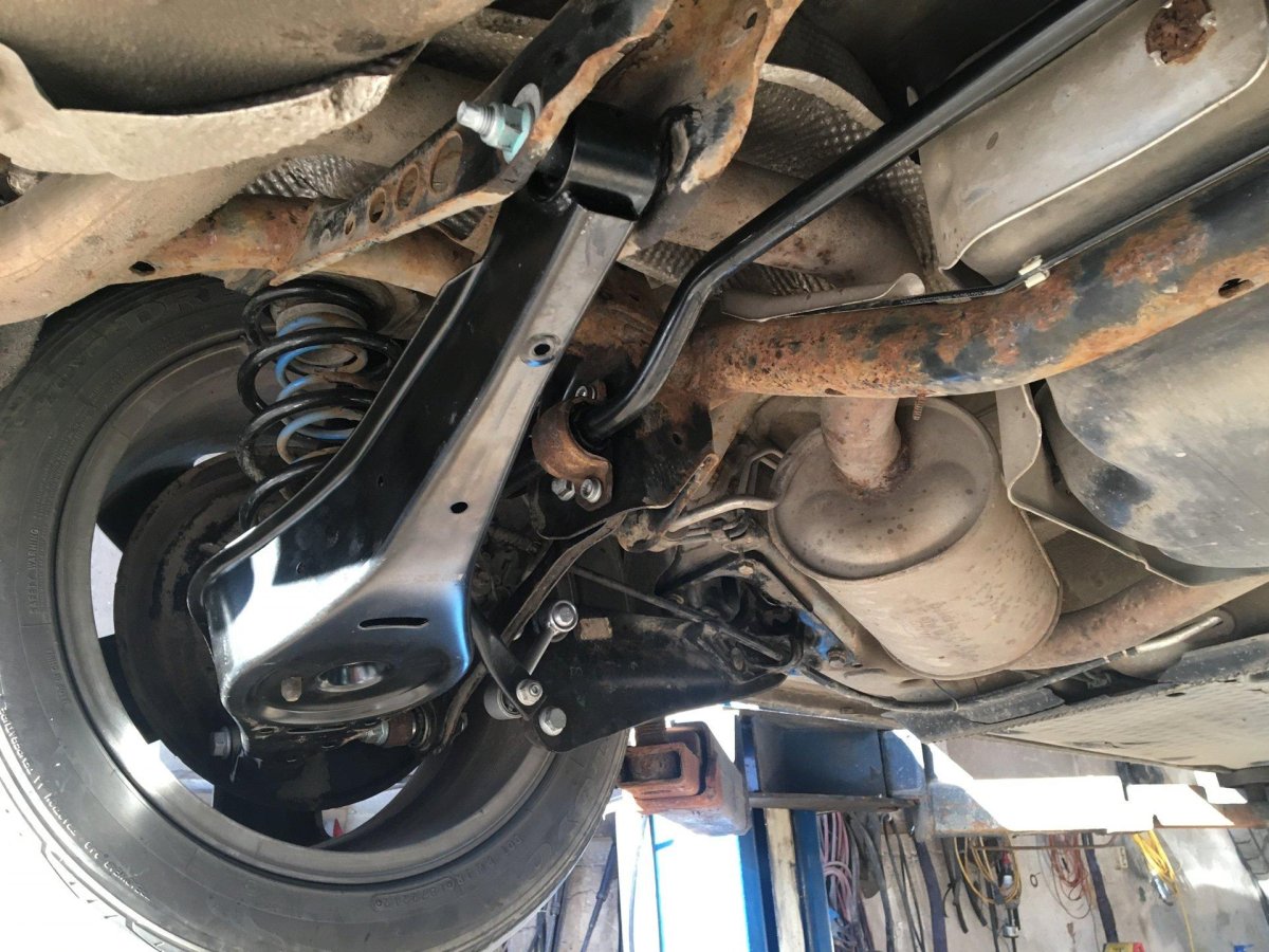 Задняя подвеска Шкода Рапид 2014