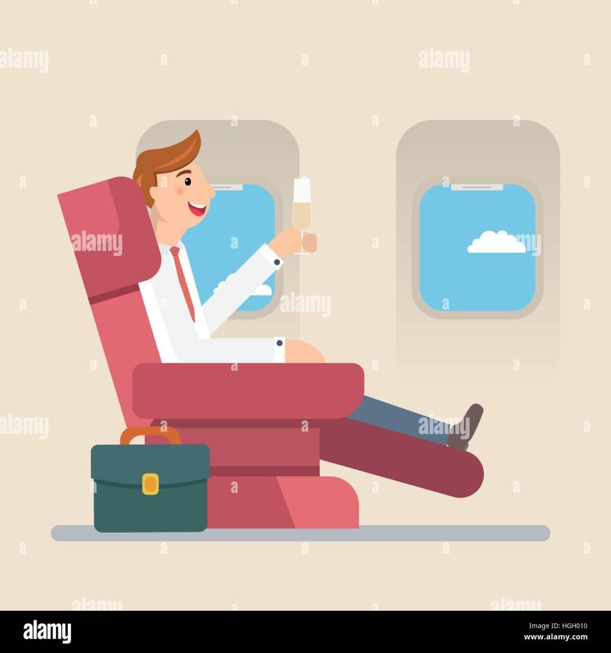 Человек сидит в самолете рисунок