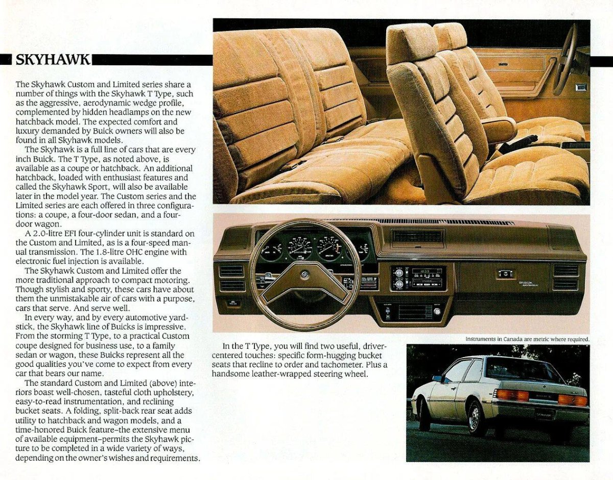 Buick Skyhawk 1986